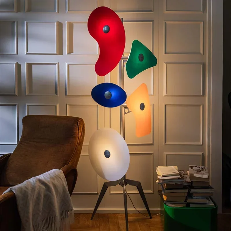 Nordic Floor Lamp with Color-Changing LED – Modern Lighting for Living Room or Bedroom 0