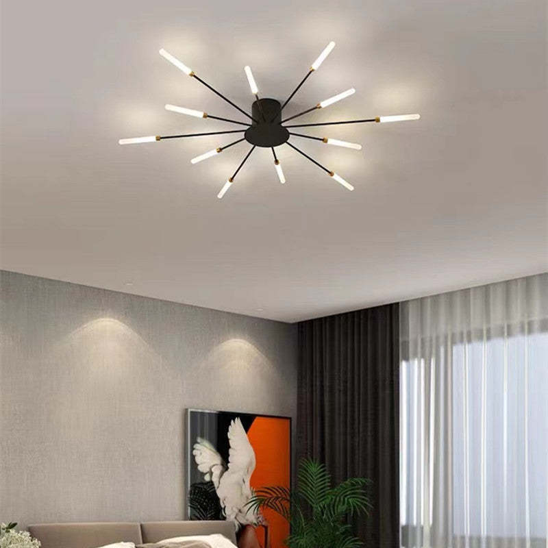 Nordic Flush Mount Ceiling Light – Modern LED Design for Living Room or Kids' Room 0