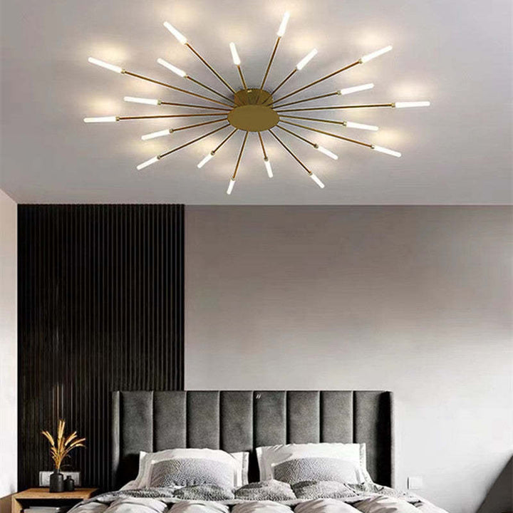 Nordic Flush Mount Ceiling Light – Modern LED Design for Living Room or Kids' Room 10