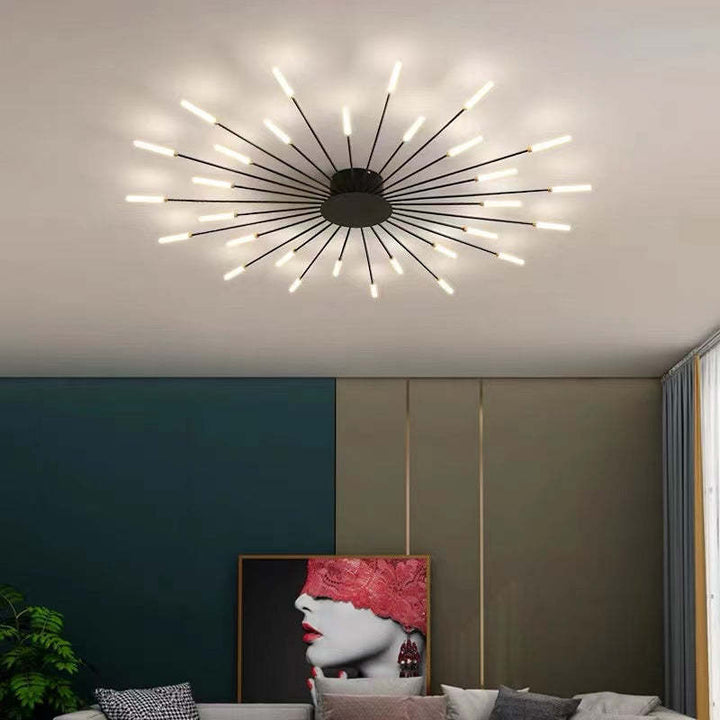 Nordic Flush Mount Ceiling Light – Modern LED Design for Living Room or Kids' Room 12