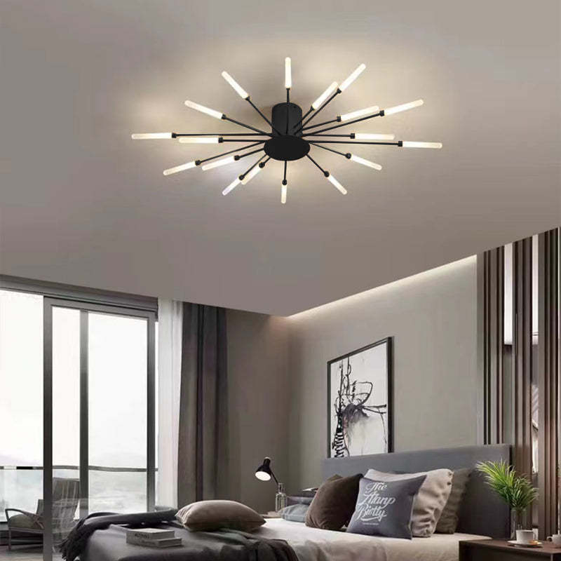Nordic Flush Mount Ceiling Light – Modern LED Design for Living Room or Kids' Room 14