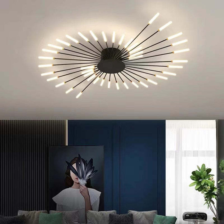 Nordic Flush Mount Ceiling Light – Modern LED Design for Living Room or Kids' Room 15