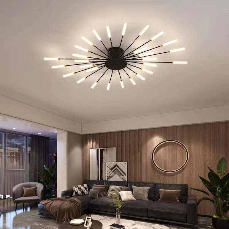 Nordic Flush Mount Ceiling Light – Modern LED Design for Living Room or Kids' Room 17