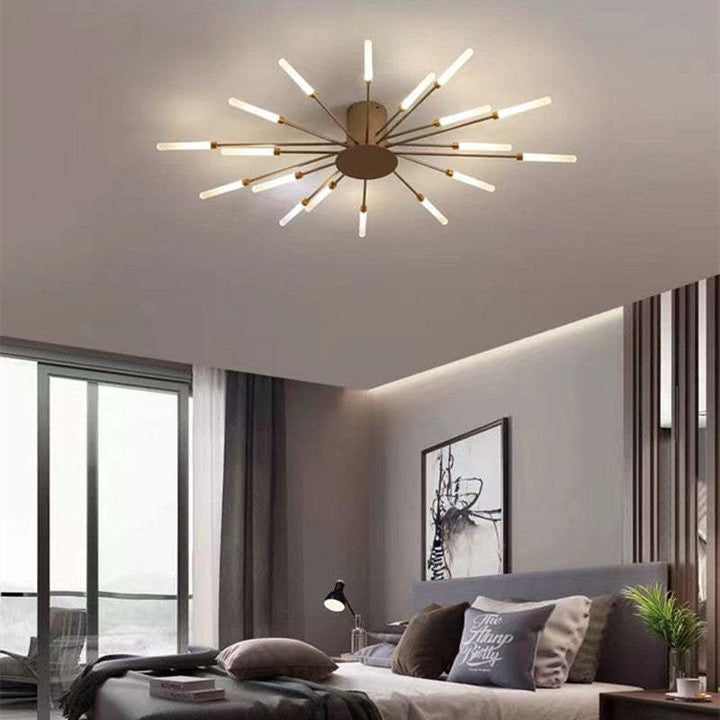 Nordic Flush Mount Ceiling Light – Modern LED Design for Living Room or Kids' Room 19