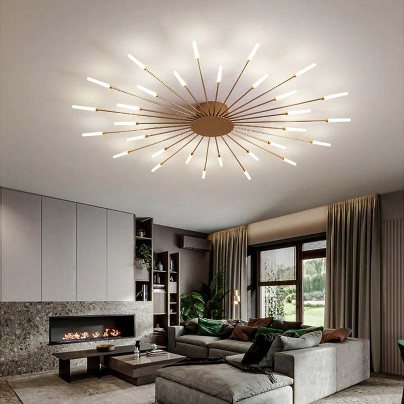 Nordic Flush Mount Ceiling Light – Modern LED Design for Living Room or Kids' Room 6