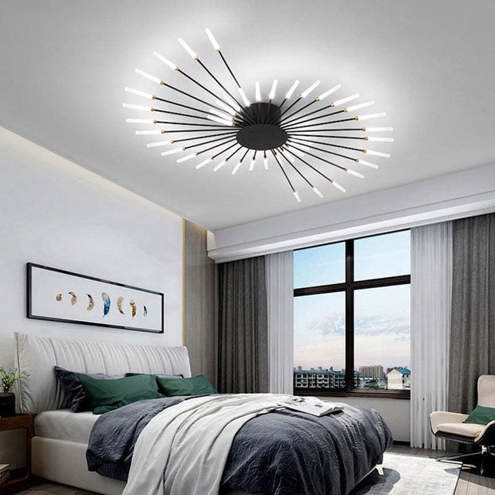 Nordic Flush Mount Ceiling Light – Modern LED Design for Living Room or Kids' Room 7