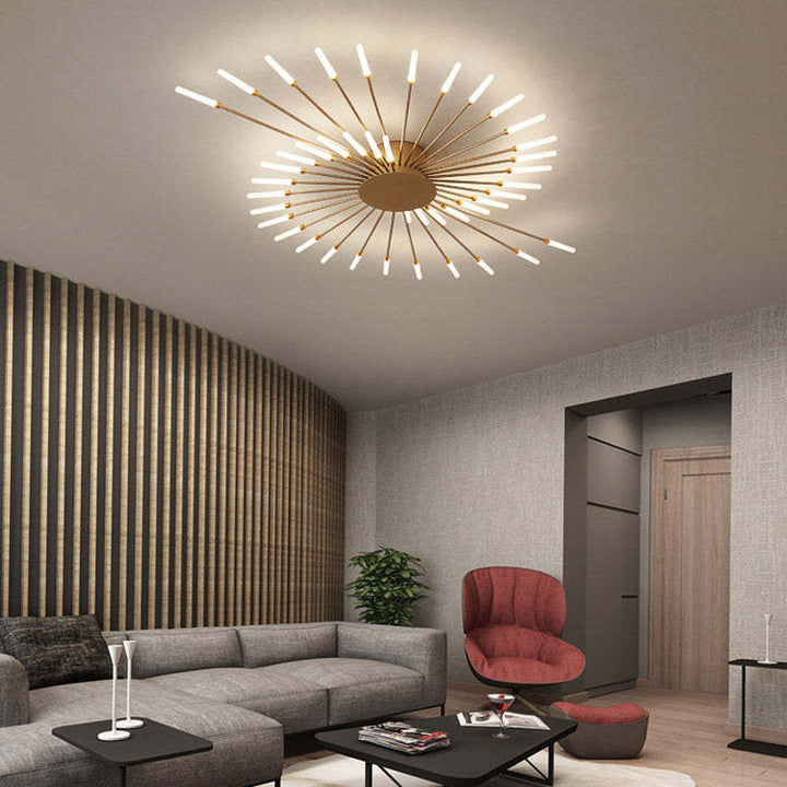 Nordic Flush Mount Ceiling Light – Modern LED Design for Living Room or Kids' Room 8