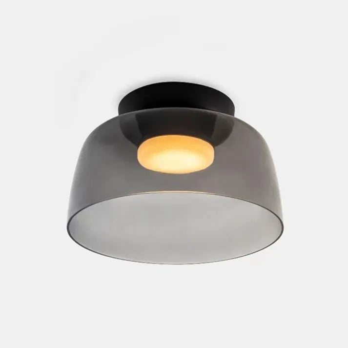 Nordic Glass Flush Mount Ceiling Light – Elegant Lighting for Dining Room or Living Space 21