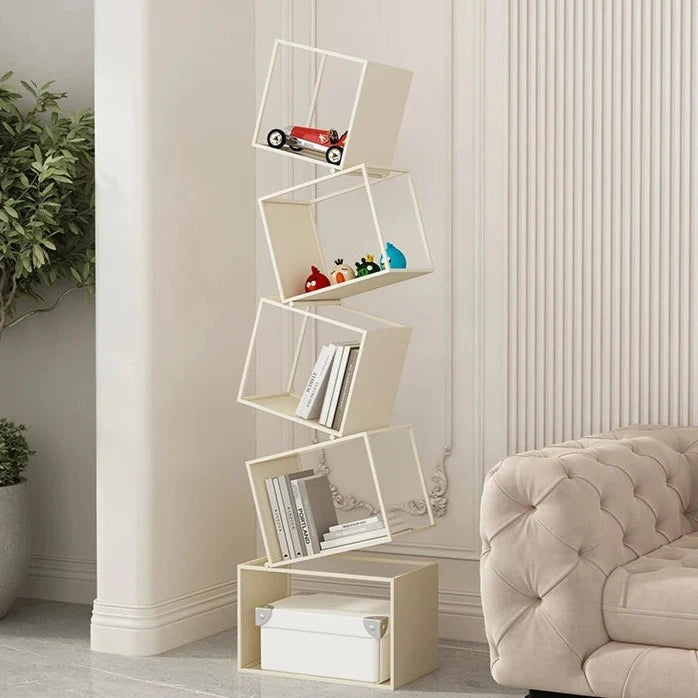 Nordic Metal Bookshelf with Elegant Design – Stylish Storage Solution for Home or Office 1