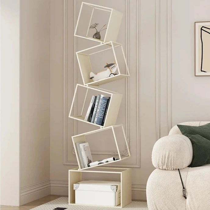 Nordic Metal Bookshelf with Elegant Design – Stylish Storage Solution for Home or Office 4