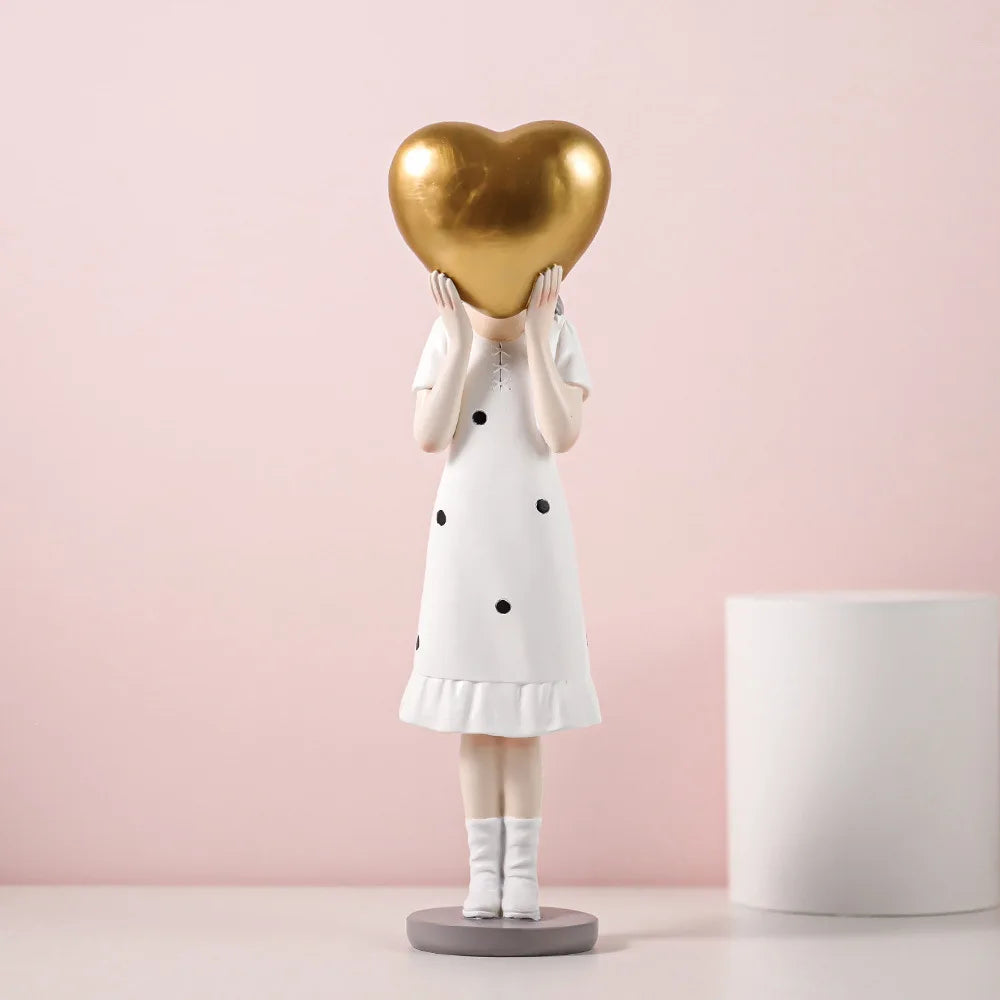 Nordic Modern Resin Statue – Unique Home Decor Accent for Living Room or Office 9