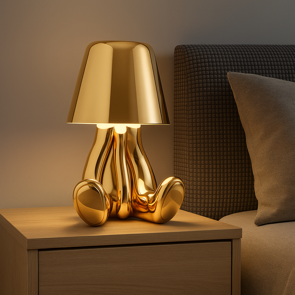 Playful LED Table Lamp with Rechargeable Battery – Fun Design for Desk, Nightstand, or Kids' Room 0