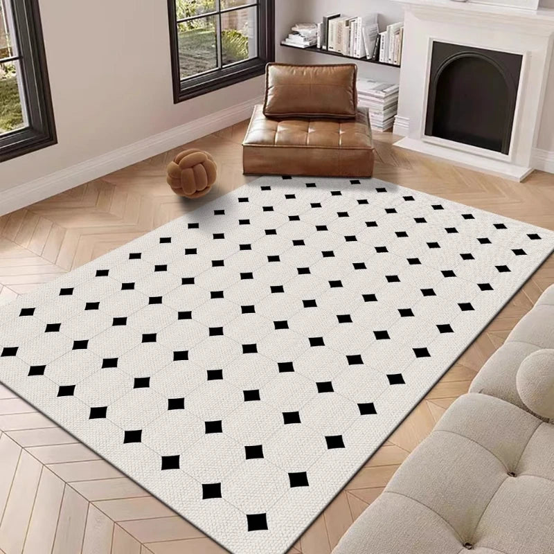 Plush Washable Area Rug for Living Room – Soft and Stylish Floor Mat for Cozy Spaces 1