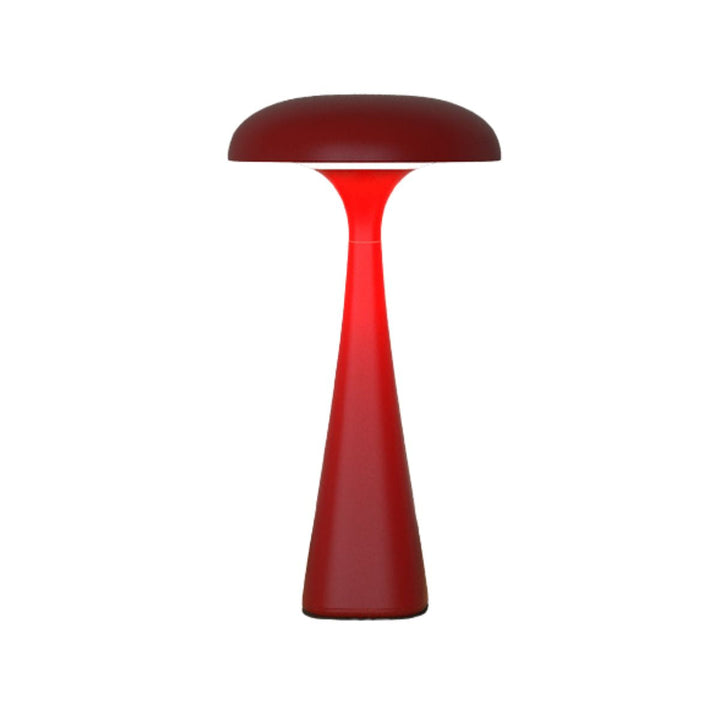 Pop Art LED Table Lamp with Rechargeable Battery – Unique Jellyfish-Mushroom Design for Home or Office 0