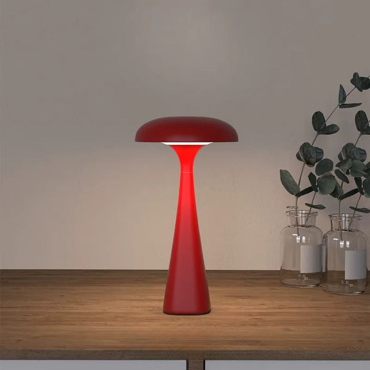 Pop Art LED Table Lamp with Rechargeable Battery – Unique Jellyfish-Mushroom Design for Home or Office 1