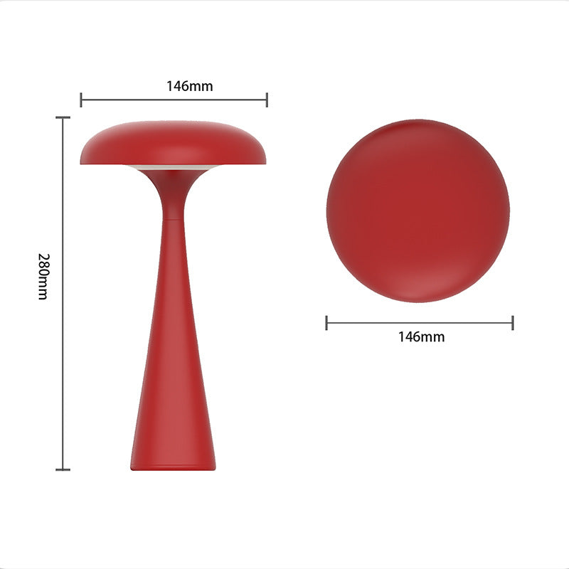 Pop Art LED Table Lamp with Rechargeable Battery – Unique Jellyfish-Mushroom Design for Home or Office 2