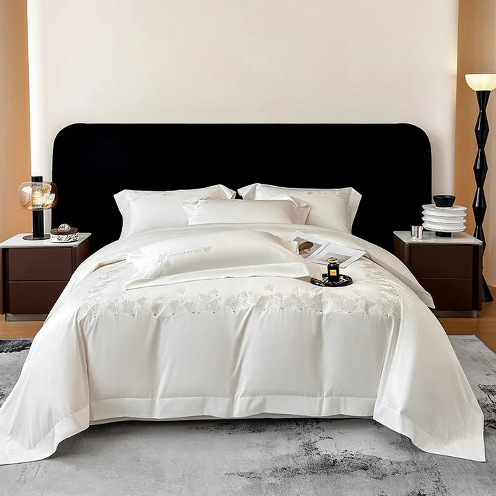 Premium Egyptian Cotton Bedding Set with Duvet Cover and Sheets – Luxurious Comfort for Queen or King Size 2