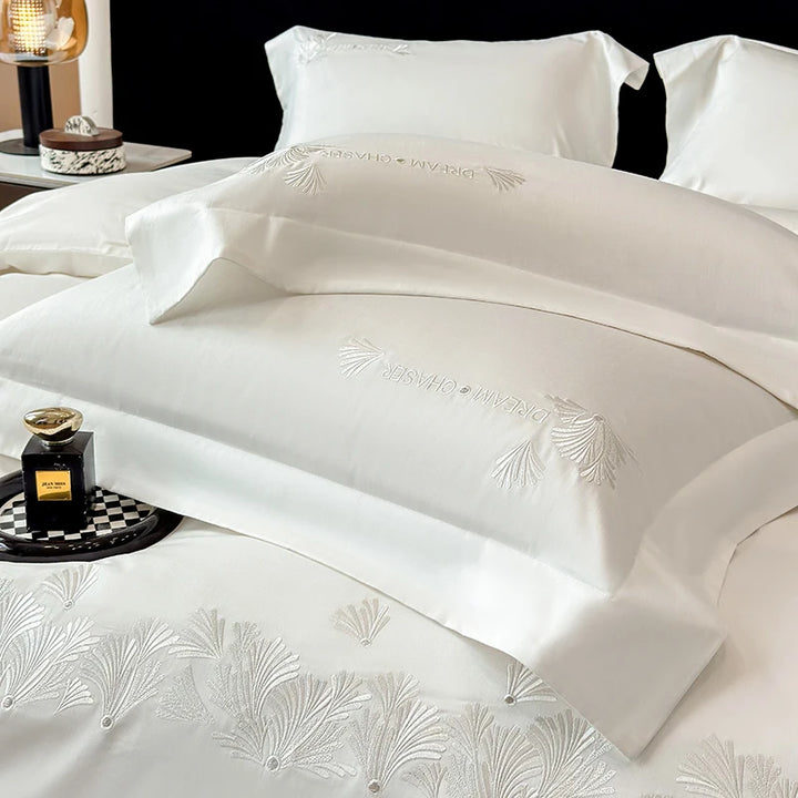 Premium Egyptian Cotton Bedding Set with Duvet Cover and Sheets – Luxurious Comfort for Queen or King Size 3