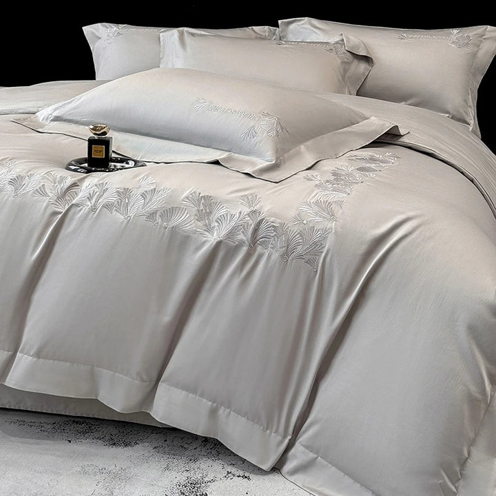 Premium Egyptian Cotton Bedding Set with Duvet Cover and Sheets – Luxurious Comfort for Queen or King Size 7