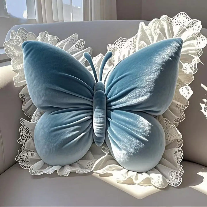 Princess Butterfly Bow Decorative Pillow – Charming Cushion for Living Room or Car 3