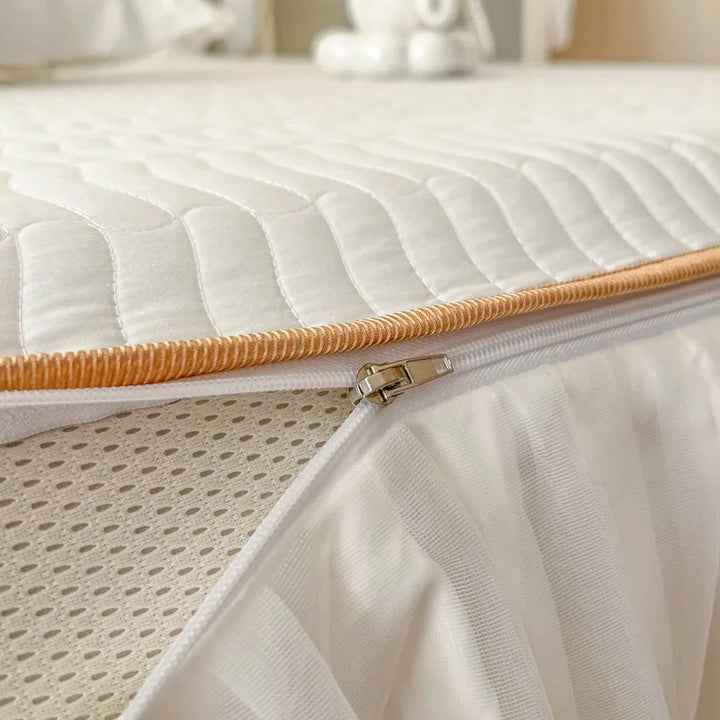 Princess Wedding Bedding Set – Elegant Duvet Cover and Bed Skirt in 600TC Egyptian Cotton 4