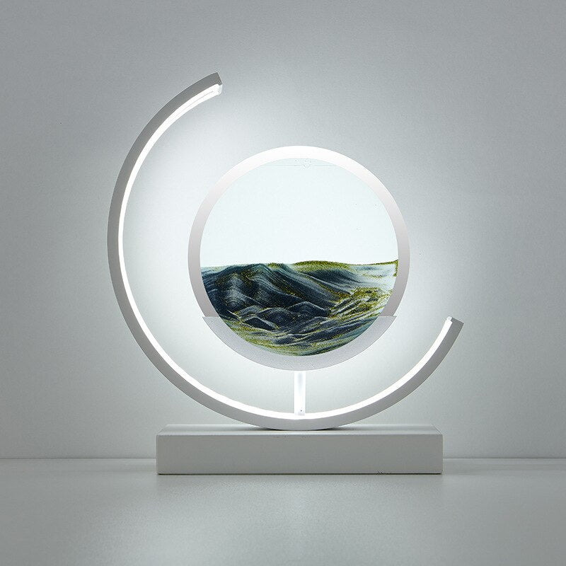 Quicksand Table Lamp with Dynamic 3D Sand Art – Relaxing Decor for Living Room or Office 10