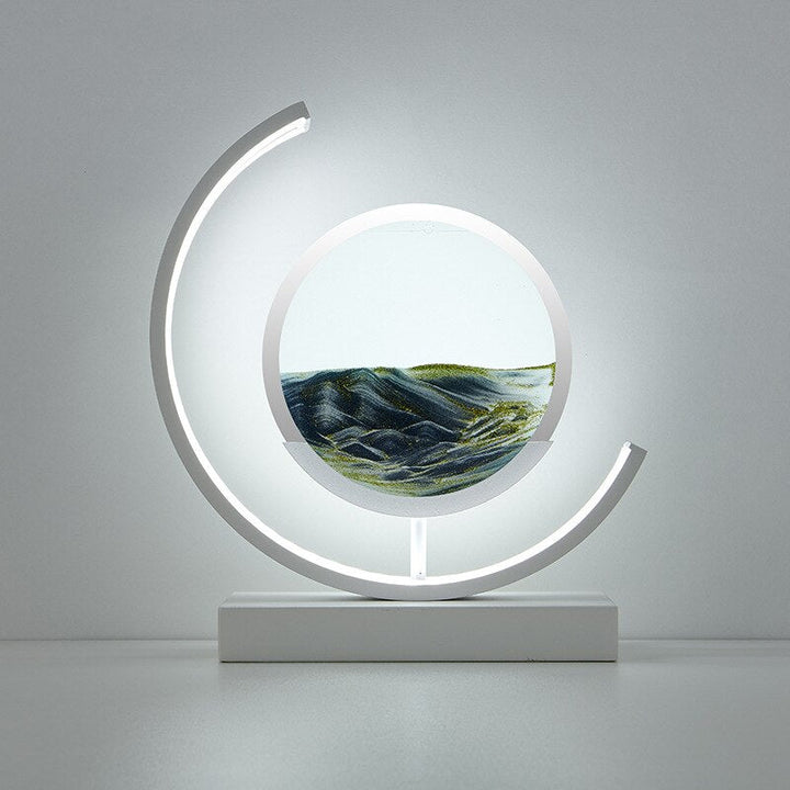 Quicksand Table Lamp with Dynamic 3D Sand Art – Relaxing Decor for Living Room or Office 10