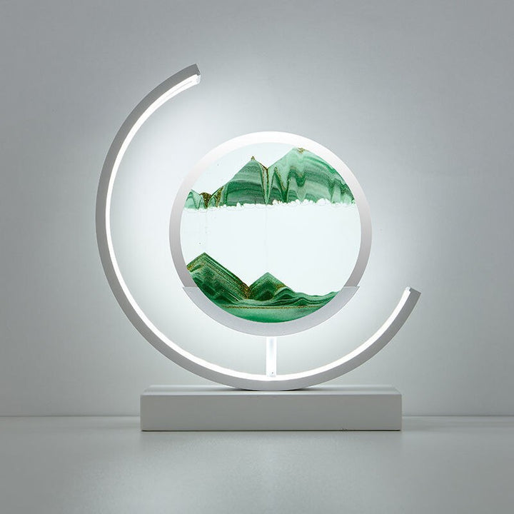 Quicksand Table Lamp with Dynamic 3D Sand Art – Relaxing Decor for Living Room or Office 13
