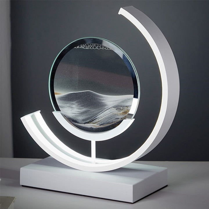 Quicksand Table Lamp with Dynamic 3D Sand Art – Relaxing Decor for Living Room or Office 6