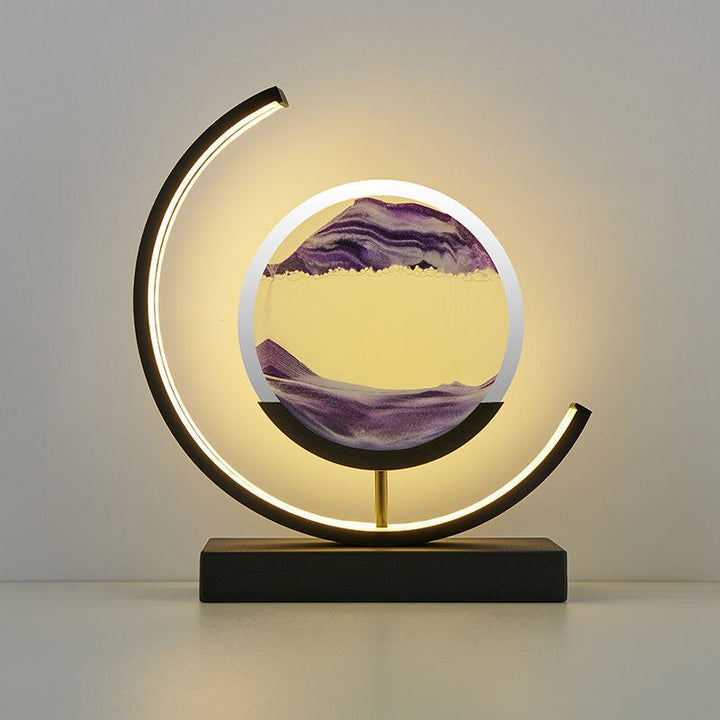 Quicksand Table Lamp with Dynamic 3D Sand Art – Relaxing Decor for Living Room or Office 7