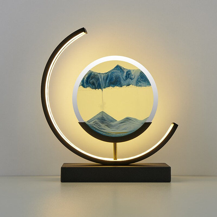 Quicksand Table Lamp with Dynamic 3D Sand Art – Relaxing Decor for Living Room or Office 8