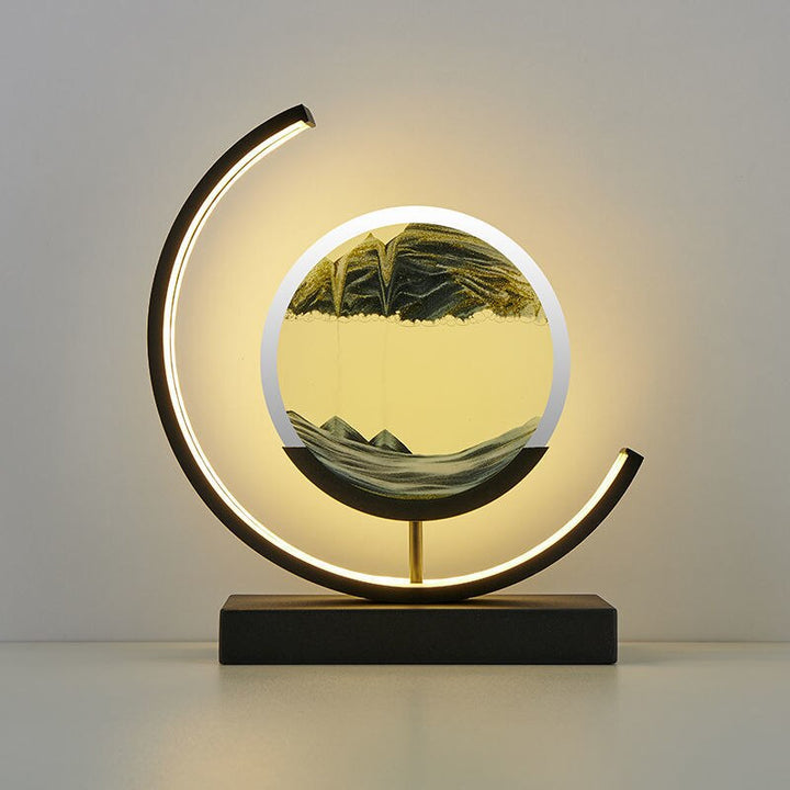 Quicksand Table Lamp with Dynamic 3D Sand Art – Relaxing Decor for Living Room or Office 9
