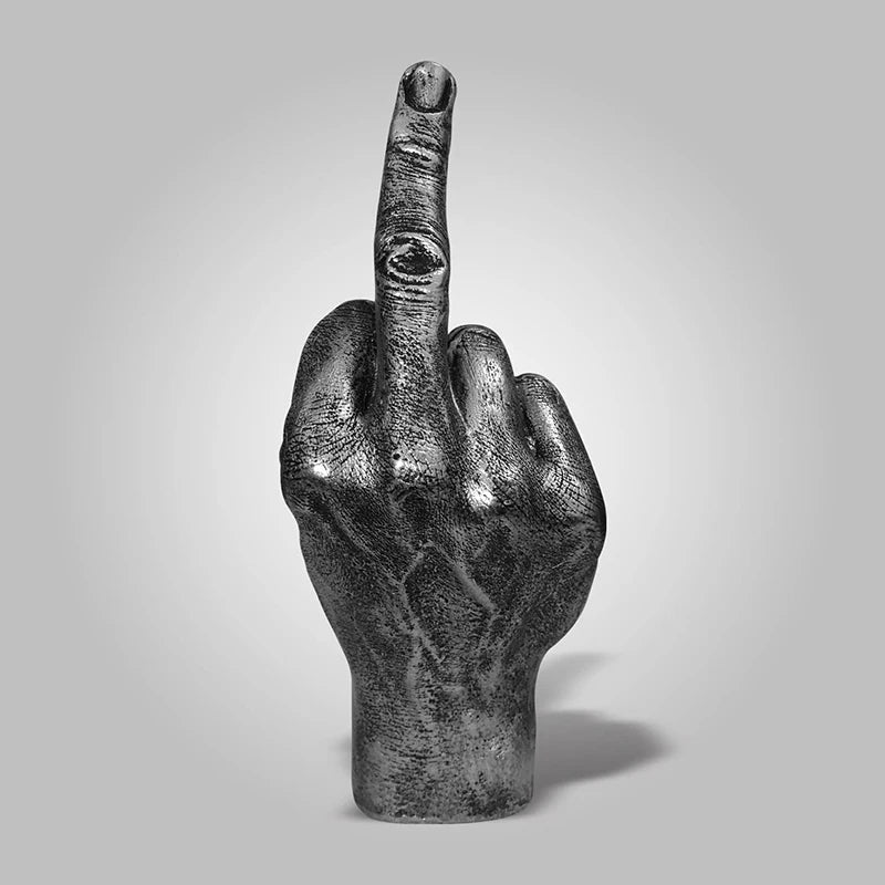 Quirky Resin Sculpture with Attitude – Fun Decor for Home, Office, or Garden 1