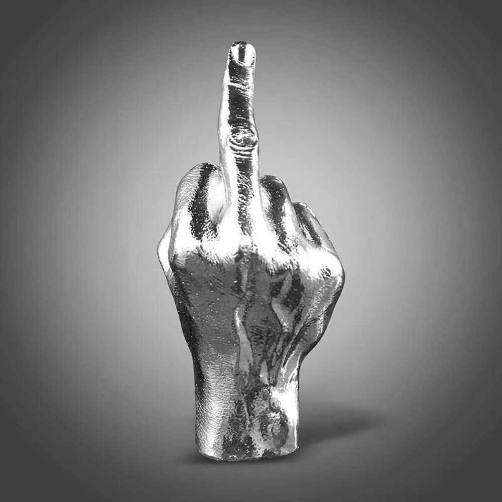Quirky Resin Sculpture with Attitude – Fun Decor for Home, Office, or Garden 3