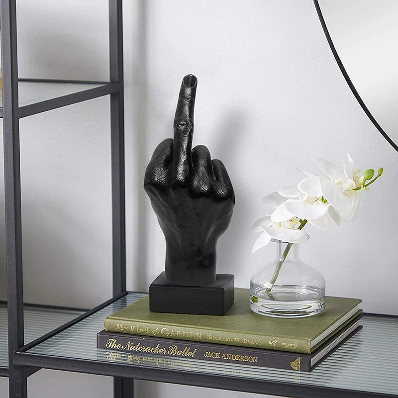Quirky Resin Sculpture with Attitude – Fun Decor for Home, Office, or Garden 6