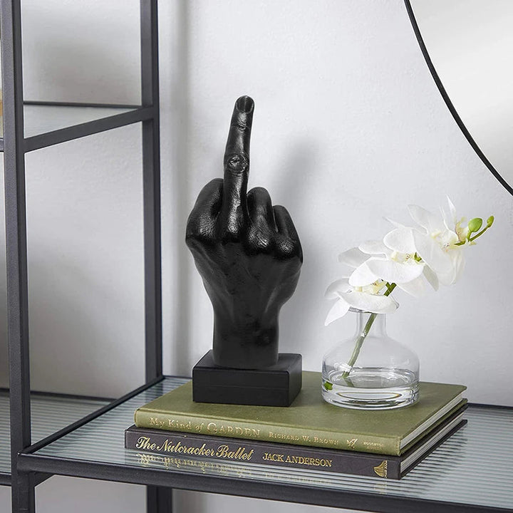 Quirky Resin Sculpture with Attitude – Fun Decor for Home, Office, or Garden 6