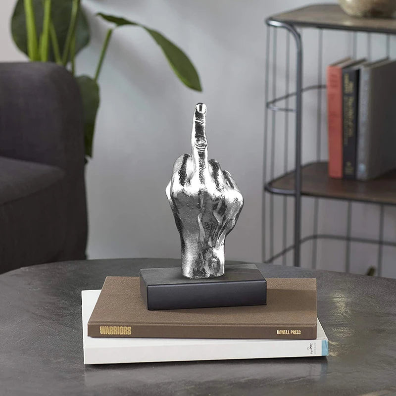 Quirky Resin Sculpture with Attitude – Fun Decor for Home, Office, or Garden 8