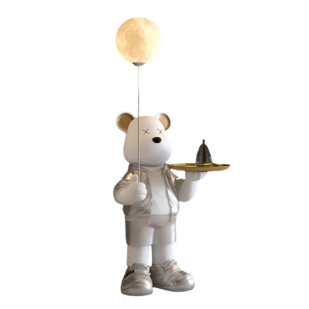 Radiant Bear Storage Tray with USB Nightlight – Adorable Décor for Living Room or Hallway 3