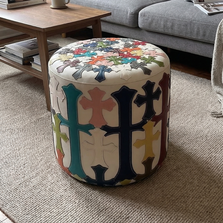Rebel_Accent_Stool_Handcrafted_Leather_Ottoman_with_Gothic_Cross_Motif9