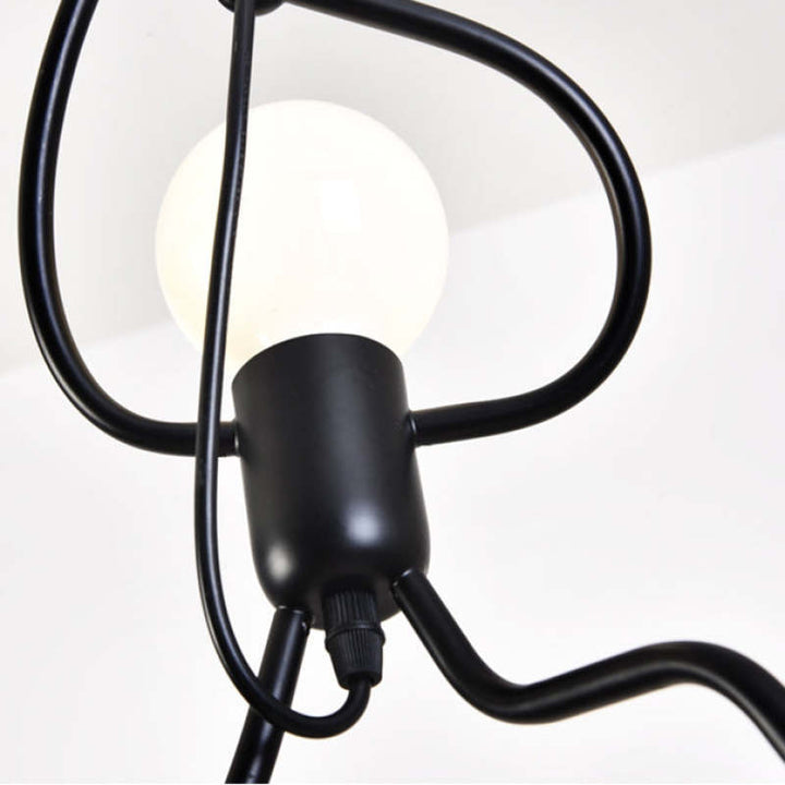 Retro Iron Man Hanging Lamp – Adjustable Pendant Light for Unique Interior Decor 6