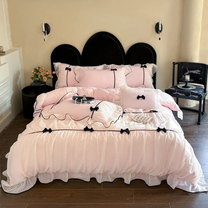 Romantic Lace Bedding Set with Duvet Cover and Sheets – Elegant Bedding for Cozy Bedrooms 5