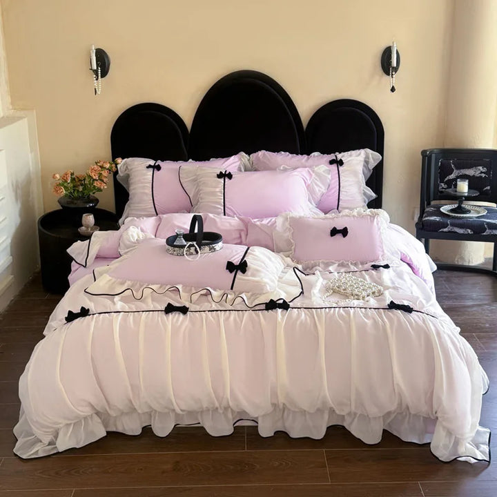 Romantic Lace Bedding Set with Duvet Cover and Sheets – Elegant Bedding for Cozy Bedrooms 6