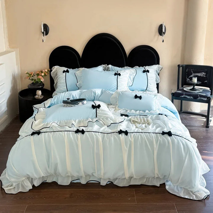Romantic Lace Bedding Set with Duvet Cover and Sheets – Elegant Bedding for Cozy Bedrooms 8