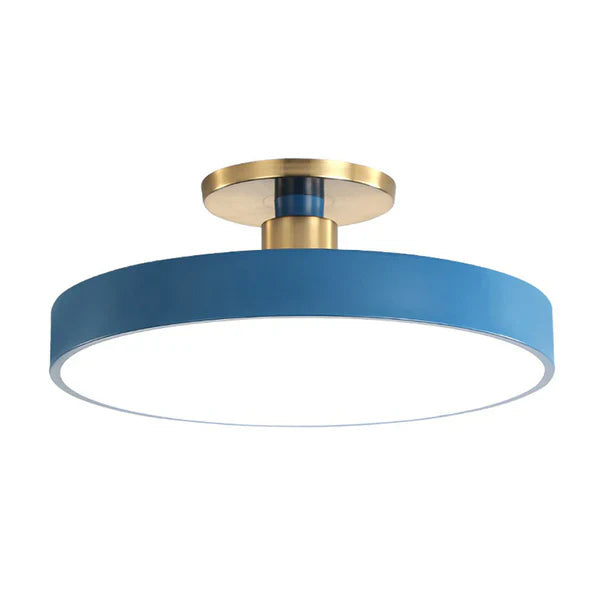 Round Flush Mount Ceiling Light – Minimalist LED Design for Bedroom or Cozy Spaces 8