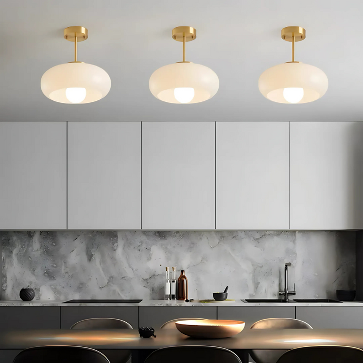 Scandinavian Glass Pendant Light – Modern Kitchen Pendant Lighting for Elegant Illumination 7