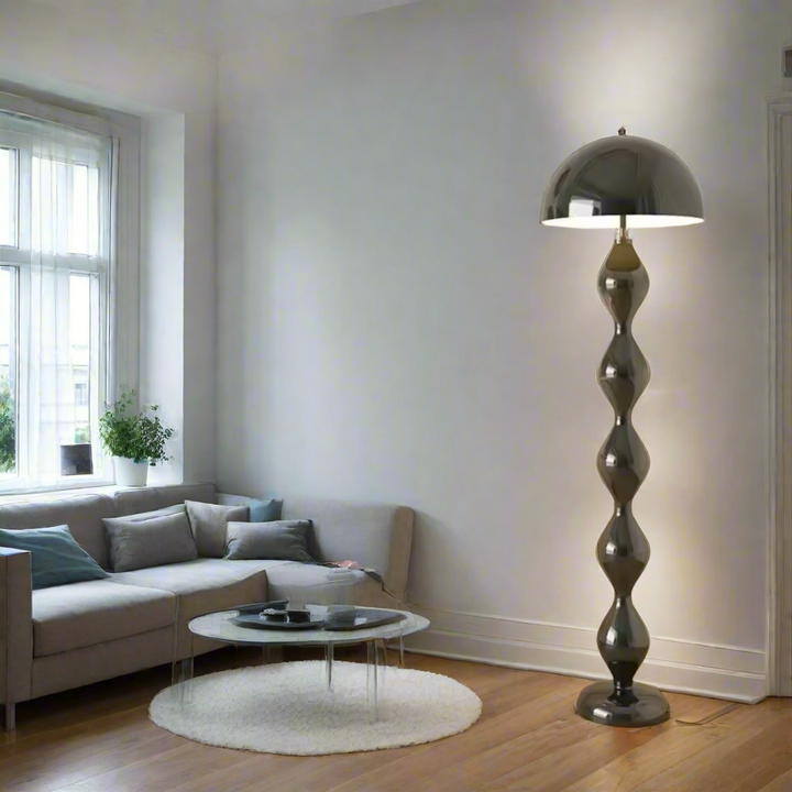 Scandinavian Mushroom Floor Lamp with LED Color Switching – Cozy Lighting for Living Room or Bedroom 2