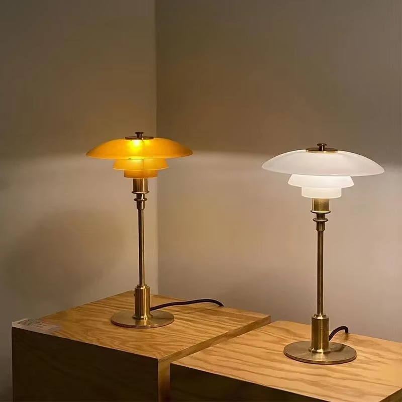 Scandinavian Table Lamp with Warm LED Light – Ideal for Bedside or Desk Use 3