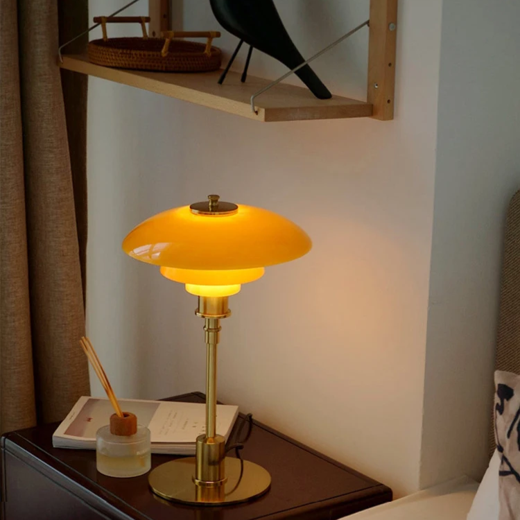 Scandinavian Table Lamp with Warm LED Light – Ideal for Bedside or Desk Use 4