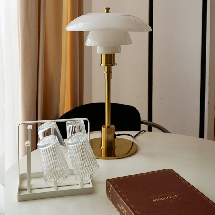 Scandinavian Table Lamp with Warm LED Light – Ideal for Bedside or Desk Use 7