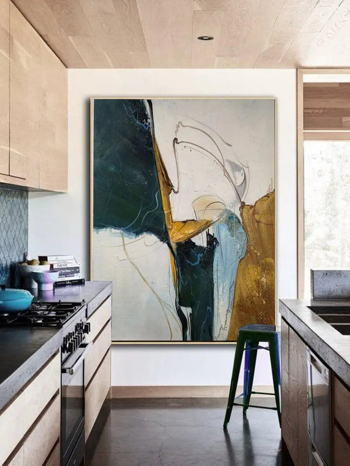 Shadow Handmade Abstract Painting – Unique Canvas Art for Home or Office Decor 1